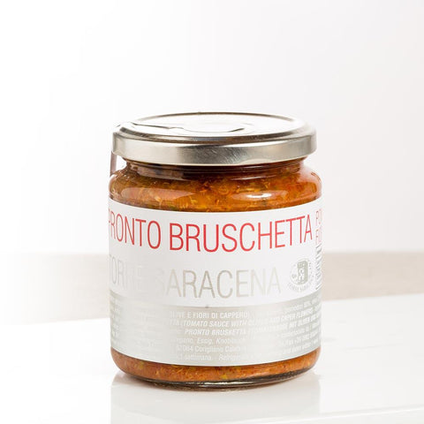 Pronto bruschetta pomodoro, olive e capperi - Azienda Agricola Favella