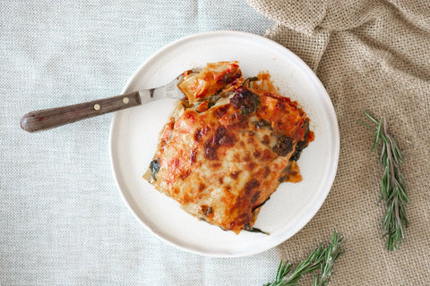 Lasagne Vegetariane con Sugo di Pomodoro, Goji e Moringa - Azienda Agricola Favella