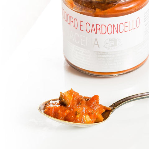 Sugo di pomodoro e Cardoncello - Azienda Agricola Favella