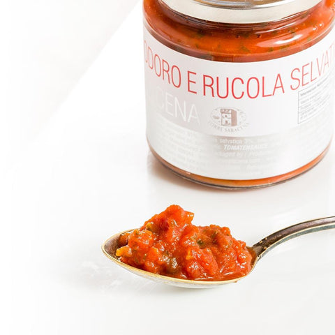 Sugo di pomodoro e rucola selvatica - Azienda Agricola Favella